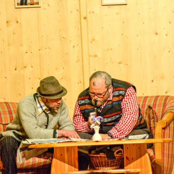 "Zwei harte Kerle" - Theater in Martell; Fotos: Ingeborg Rechenmacher