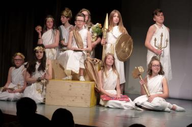 Abschlussfeier der 6. Vinschger Sprachwerkstatt „SpLeSch!“ am 2. März in Laas; Fotos: Sepp