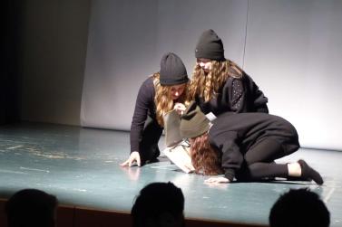 Abschlussfeier der 6. Vinschger Sprachwerkstatt „SpLeSch!“ am 2. März in Laas; Fotos: Sepp