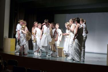 Abschlussfeier der 6. Vinschger Sprachwerkstatt „SpLeSch!“ am 2. März in Laas; Fotos: Sepp