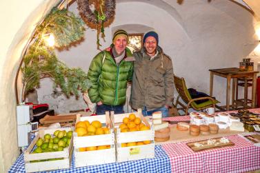 Licht, Düfte und Klänge beim Glurnser Advent 2019; Fotos: Sepp