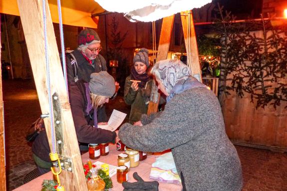 Licht, Düfte und Klänge beim Glurnser Advent 2019; Fotos: Sepp